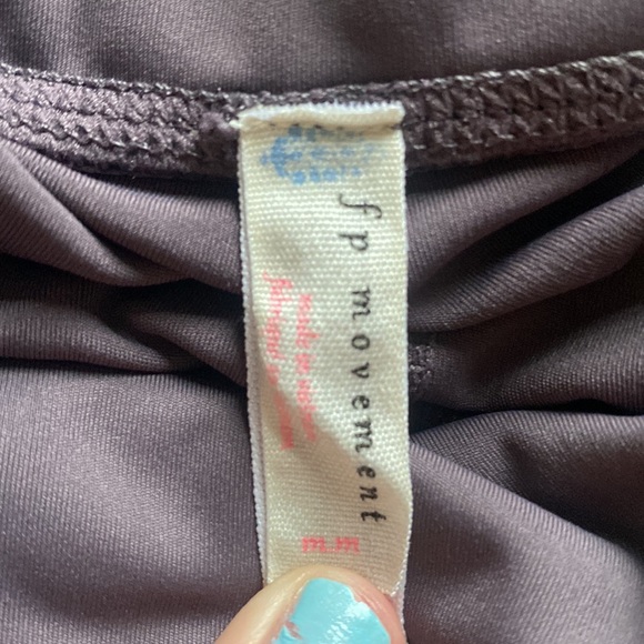 FREE PEOPLE flare purple leggings - Picture 3 of 4